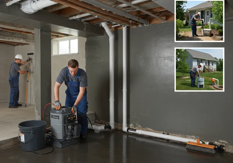 Basement Waterproofing and Flood Prevention process in Lipscomb, AL